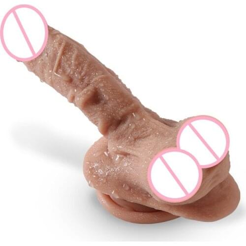 8 Inches Realistic Dildo soft silicone Super Huge Big Penis With Suction Cup Sex Toys for Woman Anal Masturbation Vibrator