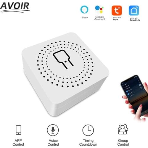 Avoir 1-10 pcs Tuya Smart Life Led Light Switch 16A Smart Home Control Sensor Switch DIY Wifi Module Work With Google Home Alexa