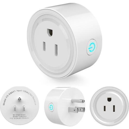 Newest US Plug Smart Wifi Wireless Switch Remote Control Voice Timer Socket Wireless Outlet control function plug for Smart Home
