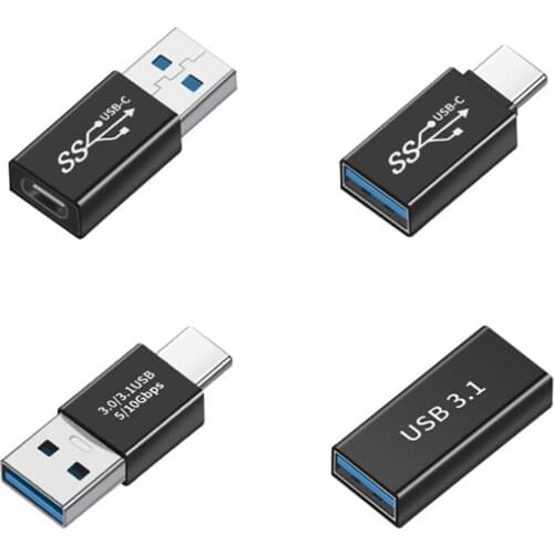 USB3.1 Type-c USB-C male to USB3.0 Male adapter with aluminium alloy shell for computer phone