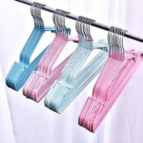 10PCS Non-slip hangers Seamless drying clothes for adults Multifunctional hanger