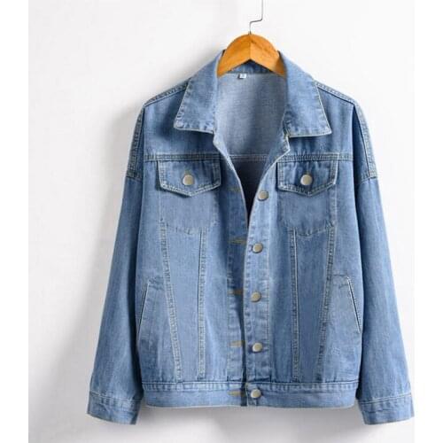 Plus size 5XL Jeans Jacket and Coats for Women 2021 New Spring Autumn Denim Jacket Casual Chaqueta Mujer Casaco Jaqueta Feminina