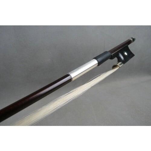 1pcs high grade class color plaid black Carbon fiber violin bow 4/4