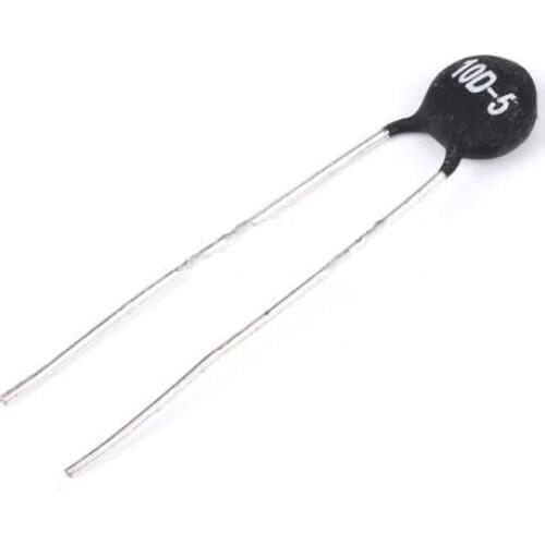 60pcs/lot Thermal Resistor 10D-5 NTC Negative Temperature Coefficient Thermistor