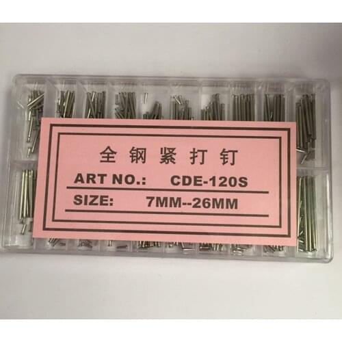 Watch accessories watch 1.2 diameter steel fastening pin 16-26mm steel belt bolt