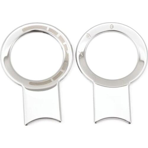 Carbon Fiber Interior Accessories Car Styling Air Conditioning Adjustment Switch Cover Trim For Kia Rio 4 X-line 2017 2018 2019