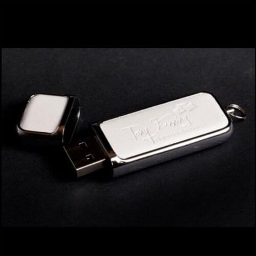 Leather USB 3.0 4GB 8GB 16gb 32GB 64gb Memory Flash Drive Custom Embossed Logo Photography Gift (Over 30pcs Free logo)