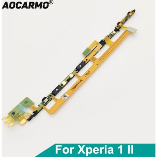 Aocarmo Power On/Off Volume Button Camera Switch Connector Ribbon Flex Cable For Sony Xperia 1 II / X1ii Mark 2