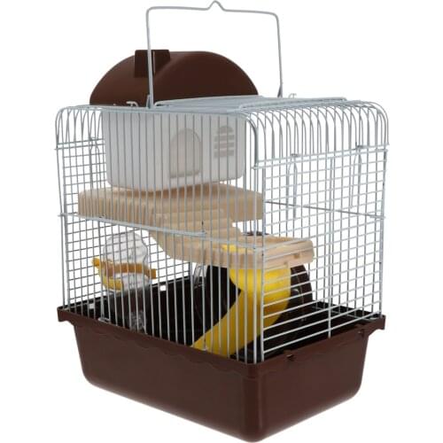Hamster Small Animal Cage Carrier Hamster Nest House Rodent Mini Pet Cage