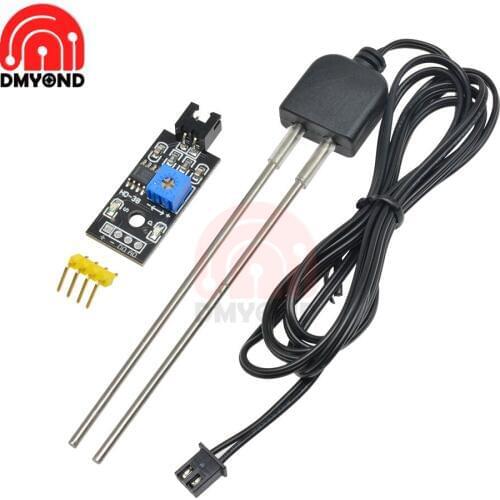 DC Soil Moisture Sensor Module Soil Detector Module Moisture Humidity Test Sensor Meter Corrosion Resistance Probe For Arduino