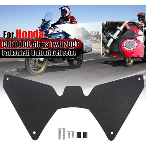 For Honda CRF1000L Africa Twin CRF 1000L CRF1000 L DCT Motorcycle Forkshield Updraft Deflector Reduce Helmet Vibration 2016-2019