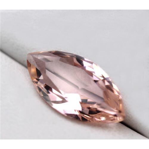 New arrival morganite stone Marquise shape loose stone DIY jewelry making neo-classical gems stones faceted beads