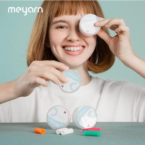 MEYARN Orthodontic Aligner Chewies 2 Pcs/Box Invisalign Chewies Dental Aligner Seater Chew Stick Invisalign Braces Food Grade