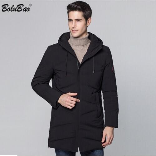 BOLUBAO 2020 New Men Casual Parkas Coats Brand Mens Thick Fleece Warm Cotton Clothes Outdoor Hooded Parka Overcoat Male