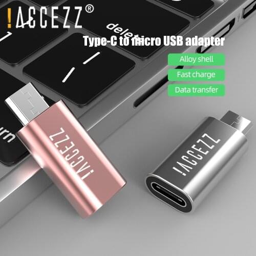 !ACCEZZ USB Micro USB Male Adapter To Type-C Female OTG Micro USB Android Converter For Xiaomi Redmi Samsung Galaxy S6 S7 Huawei