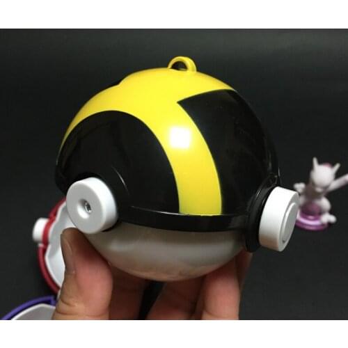 Pokemon Purple Master Ball and Black Ultra Ball Action Figure Toys