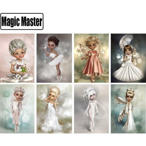 Full Square/Round Drill DIY Diamond Painting "Cartoon beauty" Embroidery Cross Stitch Home Decor