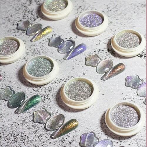 8 Colors 9D Nail Powder Cats Eye Aurora Mirror Magnetic Lasting Hybrid Varnishes Nail Art Glue Manicure Tools Gel Nail Polish