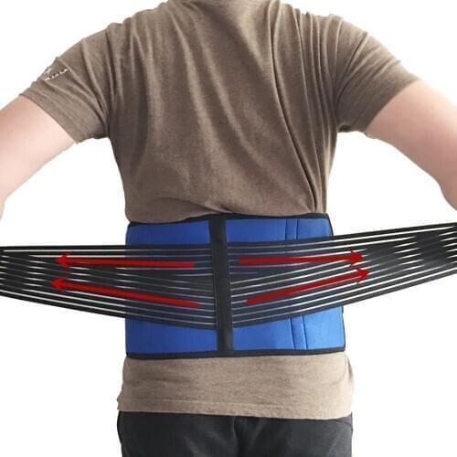 5XL 6XL 4XL Professional Adjustable Neoprene Orthopedic Waist Lumbar Trimmer Support Back Belt Braces Supports Correction Corset