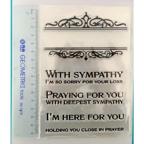 Word TextTransparent Clear Rubber Stamp Sheet Cling Scrapbooking DIY Cute Pattern Photo Album Paper Card Decor