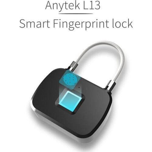 Mini Smart Fingerprint Padlock Waterproof Portable Doorlock Anti-Theft Keyless Electronic Lock For Cabinet Backpack Luggage