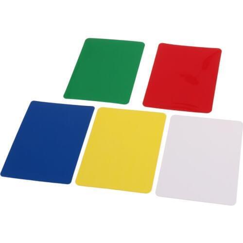 Pack of 10 Plastic Poker Size Cut Cards 5 Color Choices Board Card Games Party Casino Games Props Entertainment