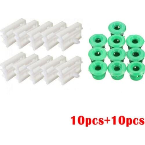 High Quality PA6 10x Side Sill Skirt Clips+10x Rocker Panel Moulding Clips For BMW E36 E46 E90 Auto Accessories