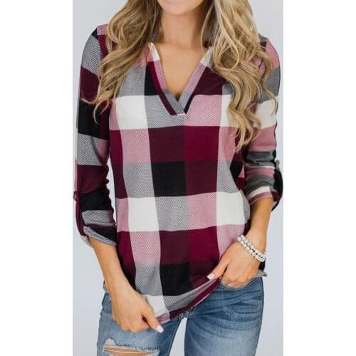 YOUYEDIAN Women's Plaid Shirts