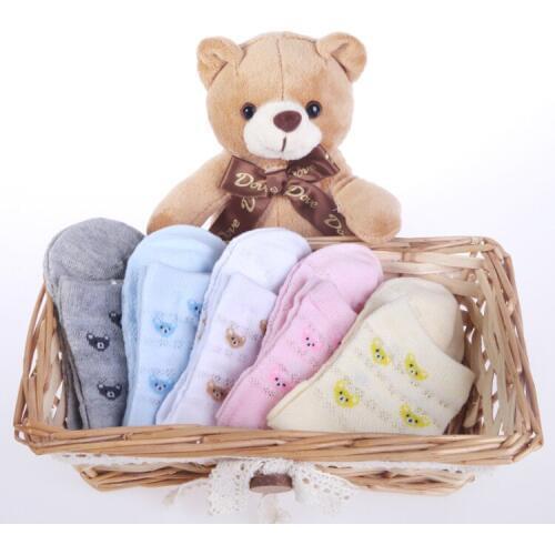 10 pieces=5 pairs / lot 2016 Summer autumn new cute pattern of baby socks boys and girls socks
