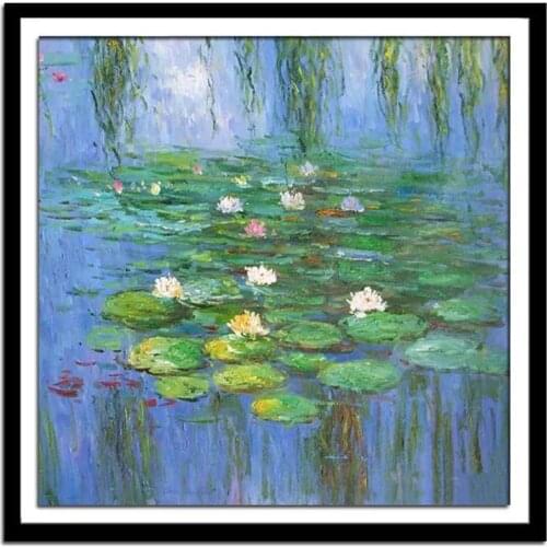 Diamond Painting Full Of Diamonds Landscape Water Lily Living Room Dining Room Childrens Bedroom Stickers Diamond Cross Stitch