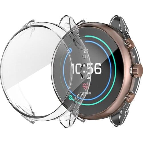 TPU Case For Fossil-ftw6022 Smart Bracelet Cover Clear Soft TPU Protector Bumper Replacement Protective Protection Shell 20Mar