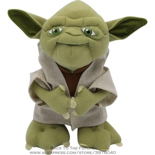 Disney Star Wars Master Yoda 22cm Cartoon Animal Soft Stuffed Cotton Dolls Plush Peluche kids Toy Model for Children Gift