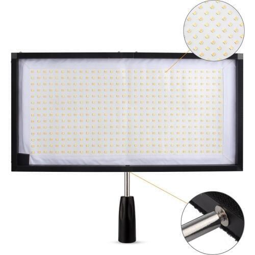 FL-3060 Flex Mat 480 LED Lumens Max 8000LM Flexible Moldable LED Video Fabric Light Slim Ultralight PaneL with 2.4G Remote