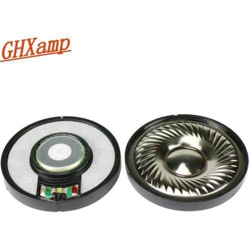 Ghxamp 50mm Headphone Speaker 32Ohm 110DB Hifi 2019 Monitor Earphone Loudspeaker N48 Neodymium Headphone Repair Parts 2pcs