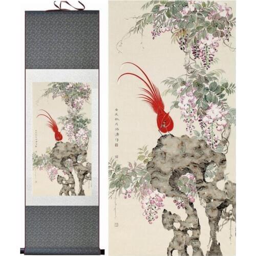 Birds and flower Traditional Chinese Art Painting birds and flowers picturesPrinted painting