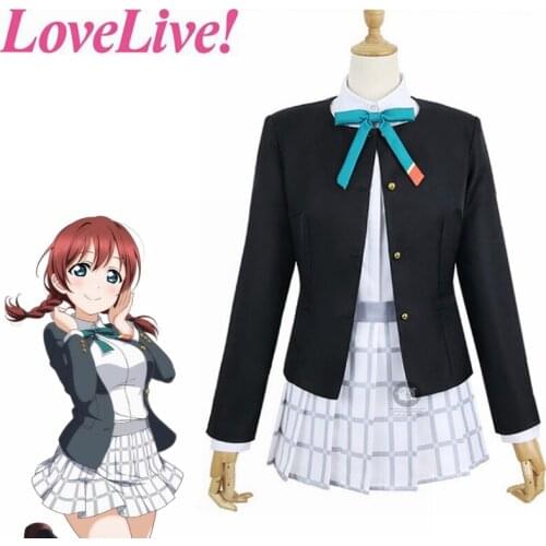 Love Live! Nijigasaki High School Idol Club Emma Verde School Uniform Outfit Anime Customize Cosplay Costumes