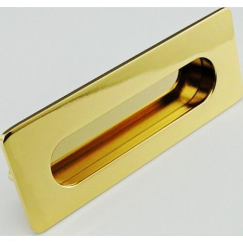 Home Hardware furniture clasping sliding gold door handle drawer pulls(C.C.:96mm,Length:108mm)