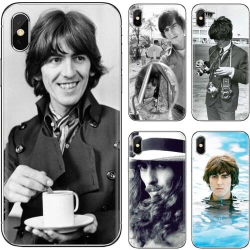 For iPhone iPod Touch 11 12 Pro 4 4S 5 5S SE 5C 6 6S 7 8 X XR XS Plus Max 2020 Soft Case George Harrison my favorite Beatle