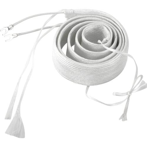 Glass Fiber Heating Tape 220V 1 m Long 100W Temp For Dry Water Pipe Electric Heater Wire Band Belt Fiberglass T0265 P10