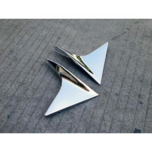 Brand New For Honda VEZEL 2013-2018 2PCS High Quality ABS Chrome Car Triangle Tail Sequins Cover Trim Car Styling Accessories