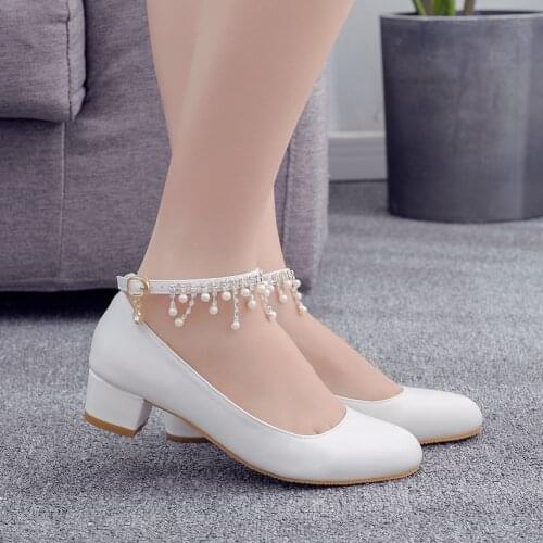 Mary Jane Fashion Womens Shoes Style Ladies Pumps Low Heel Shallow Mouth Round Toe Party Shoes