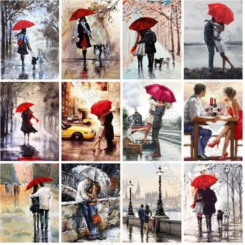 Romantic Couple Dating Sweet Poster Nordic Style Wall Art Canvas Print Painting Modern Living Room Decoration