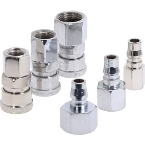 Pneumatic Fitting C Type Quick Connector PF SF 20 30 40 High Pressure Coupler Work on Air Compressor Hose Plug Socket Connector