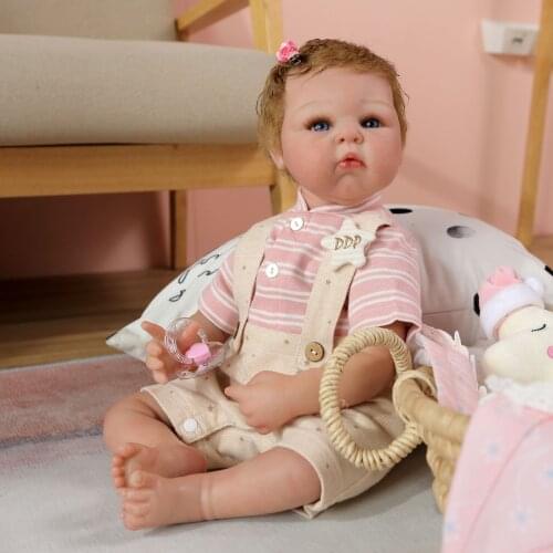 Clearance Sale newborn babies high quality lifelike bebe doll reborn baby handmade detailed paint by Genesis heat set paint