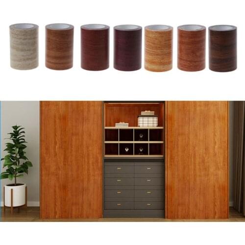 3\" X15' Realistic Woodgrain Repair Tape Patch Wood Textured Furniture Adhesive