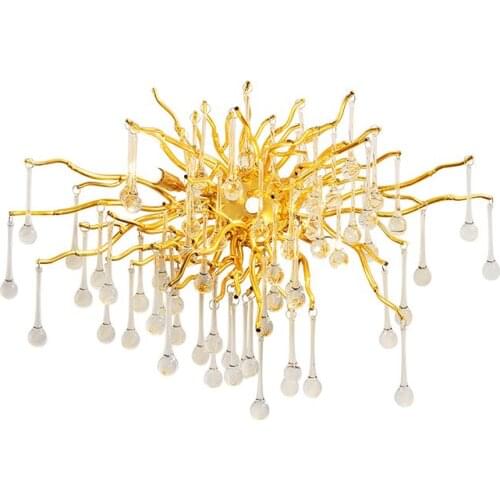 Luxury LED Wall Light Gold Nordic TV Background Wall Lamp For Bedroom Bedside Restaurant Wall-Sconces AC90V - 260V