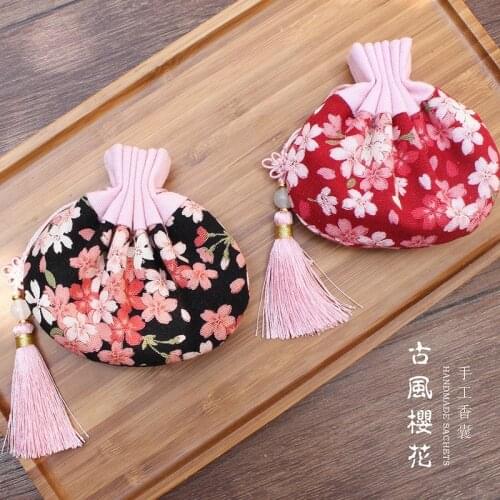 Peach Blossom Embroidery Cross-stitch Sachet Needlework Finished Product Knitting Accessories Crafts for Adults Jewelry Pendant