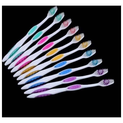 10pcs Home Unisex Healthy Teeth Cleaning Brushes Family Suit Toothbrush Soft Bamboo Charcoal Adult Cleancare Gums Fine Hair