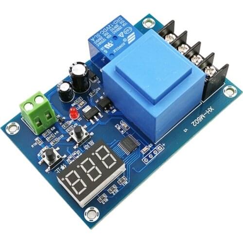 XH-M602 Digital Control Battery Charging Control Module AC 220V Lithium Storage Battery Charger Control Switch Protection Board