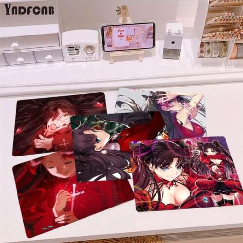 YNDFCNB Pad Tohsaka Rin Anime Fate stay night Beautiful Anime Mouse Mat for Overwatchs Top Selling Wholesale Gaming Pad mouse